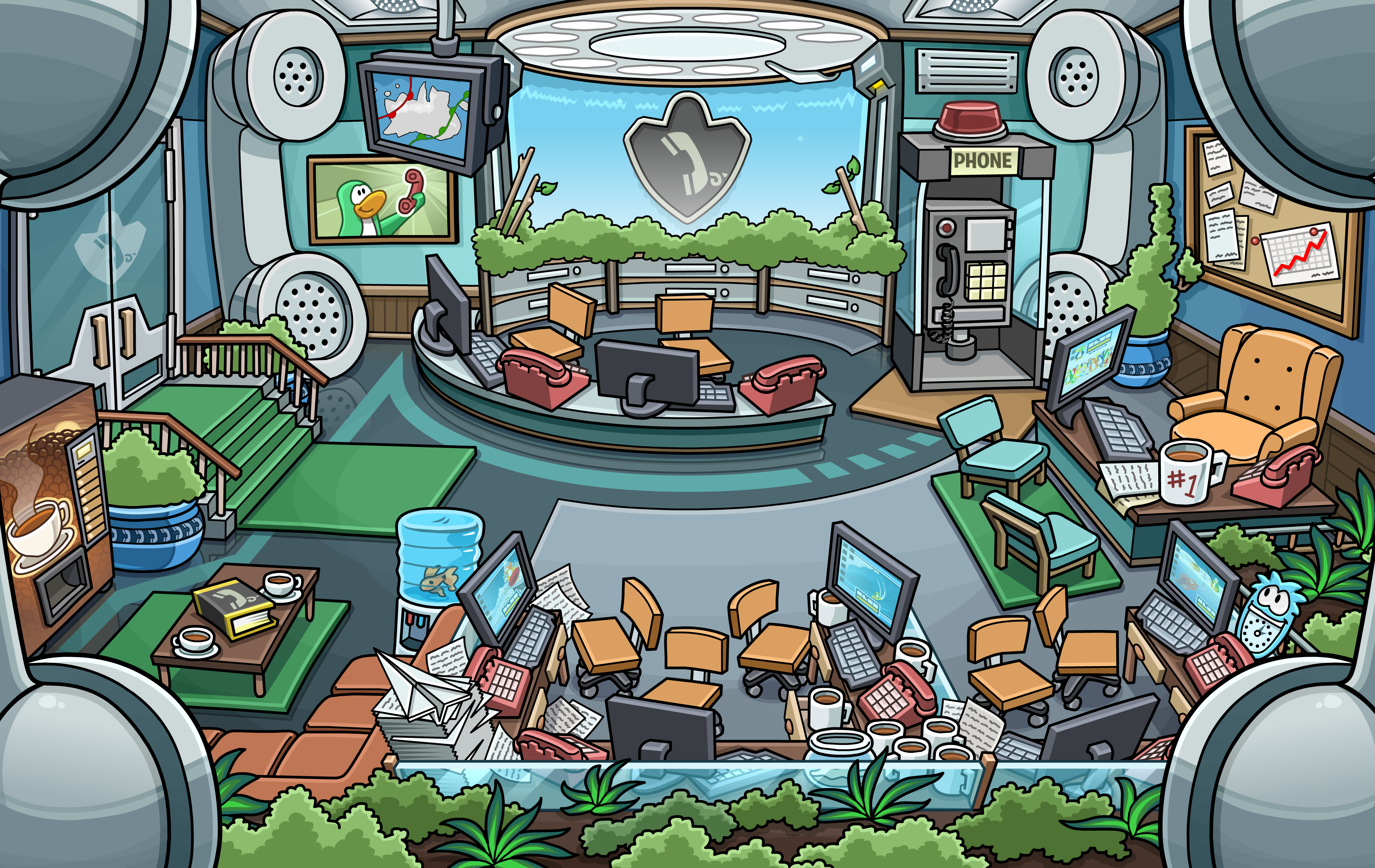 Club Penguin Discussion: Old Rooms vs Newly Redesigned Rooms