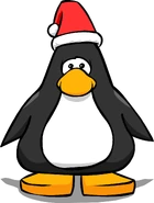 Santa hat player Card