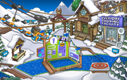 Club Penguin Island Party Ski Village 2