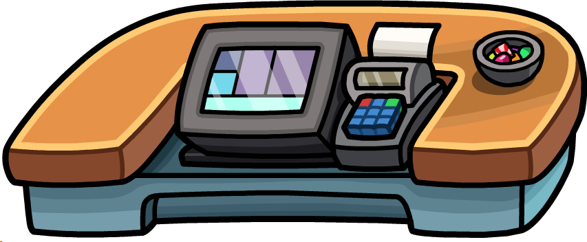 Image Puffle Hotel Roof Cash Register Png Club Penguin Wiki Puffle Hotel Roof Cash Register Png