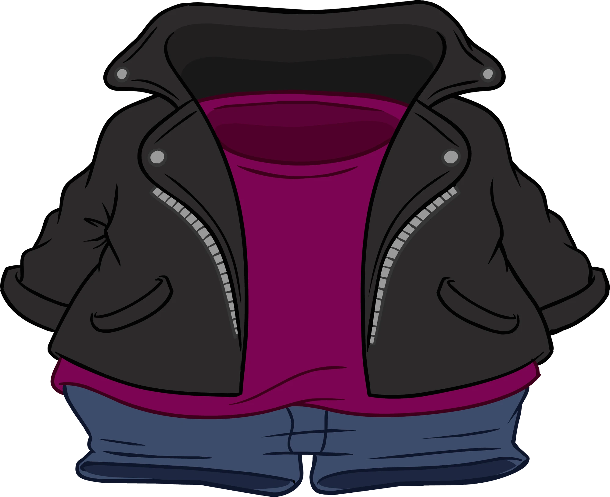 Black Leather Jacket | Club Penguin Wiki | Fandom
