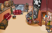 La cafeterÃ­a de la fiesta de llegada de Rockhopper