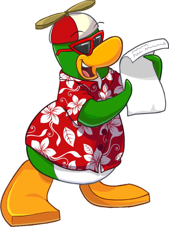 Image - Rookie holding Paper.png | Club Penguin Wiki | FANDOM powered ...