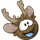 Reindeer Puffle laughing