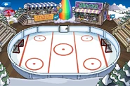 Rainbow Puffle Party Ice Rink
