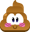 Club Penguin Island Party Poop emoticon