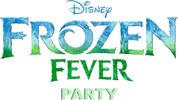 Frozen Fever Party Logo Cutout