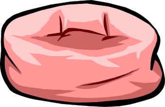 Pink Beanbag Chair Club Penguin Wiki Fandom