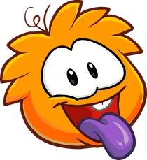 Puffle 2014 Transformation Player Card Naranja