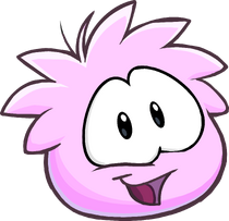 Puffle 2014 Transformation Player Card Pink