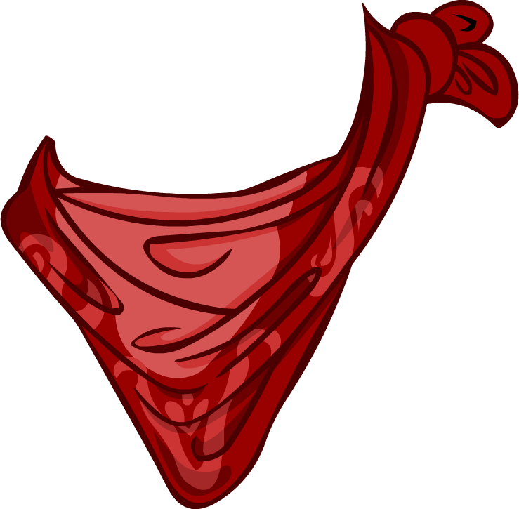 Image Red Bandana cutout.PNG Club Penguin Wiki FANDOM powered by