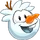 Snowman Puffle up-close