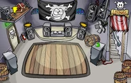 Club nocturno de fiesta de llegada de Rockhopper