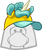 Yellow Unicorn Hat icon
