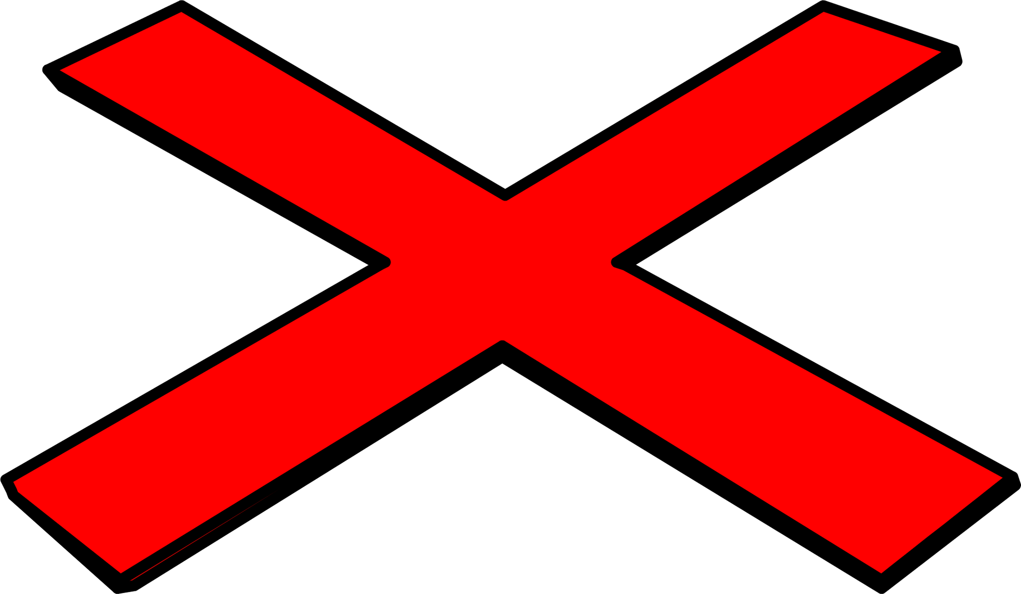 X. Красный крестик. Знак крест. Крест запрет. Перечеркивающий крест.