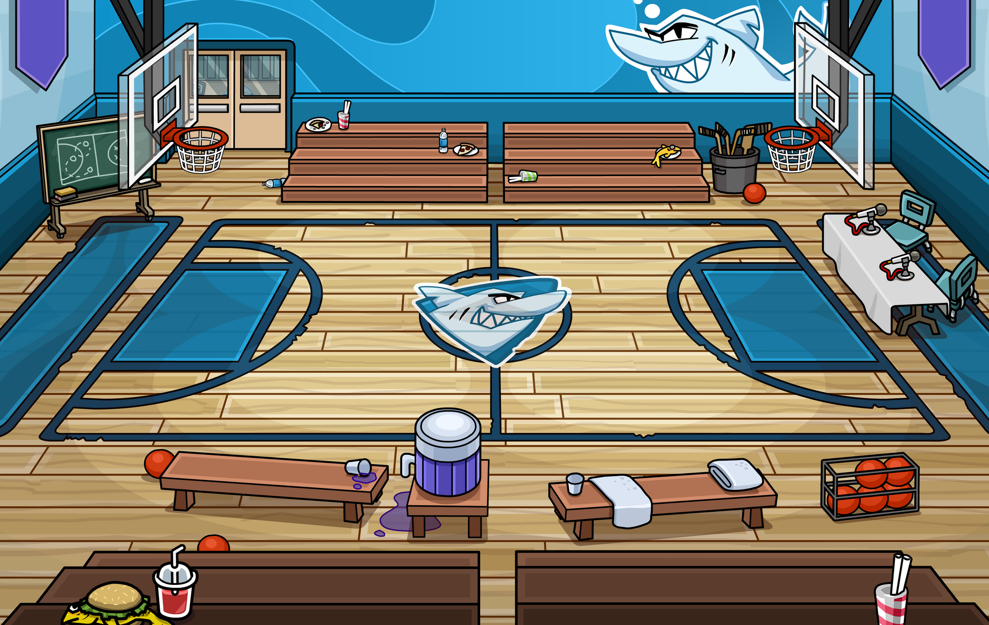 Gym Room Club Penguin Wiki Fandom Powered By Wikia