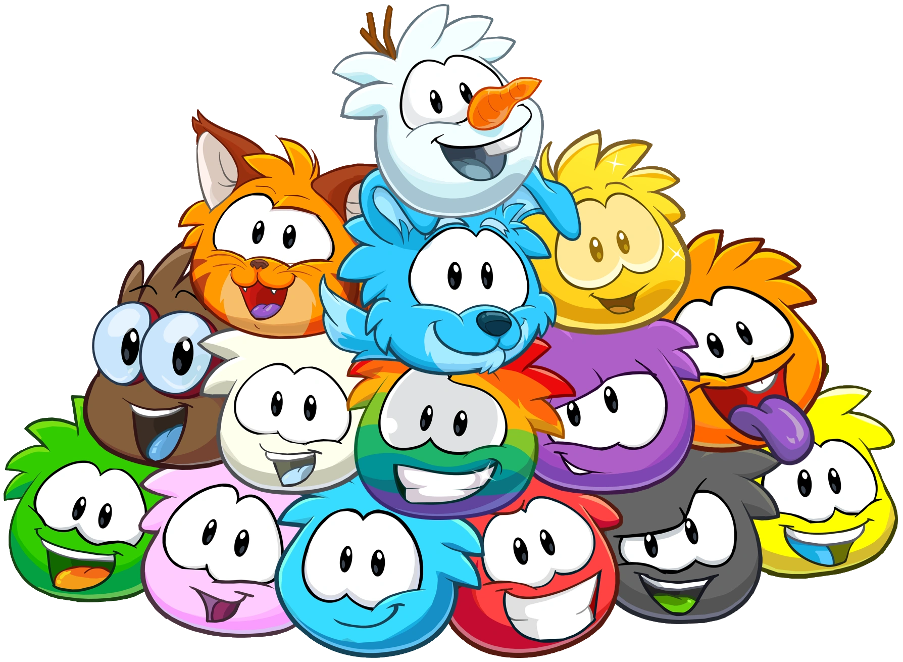 Imagen TodosLosPufflesAdoptables.png Club Penguin Wiki FANDOM