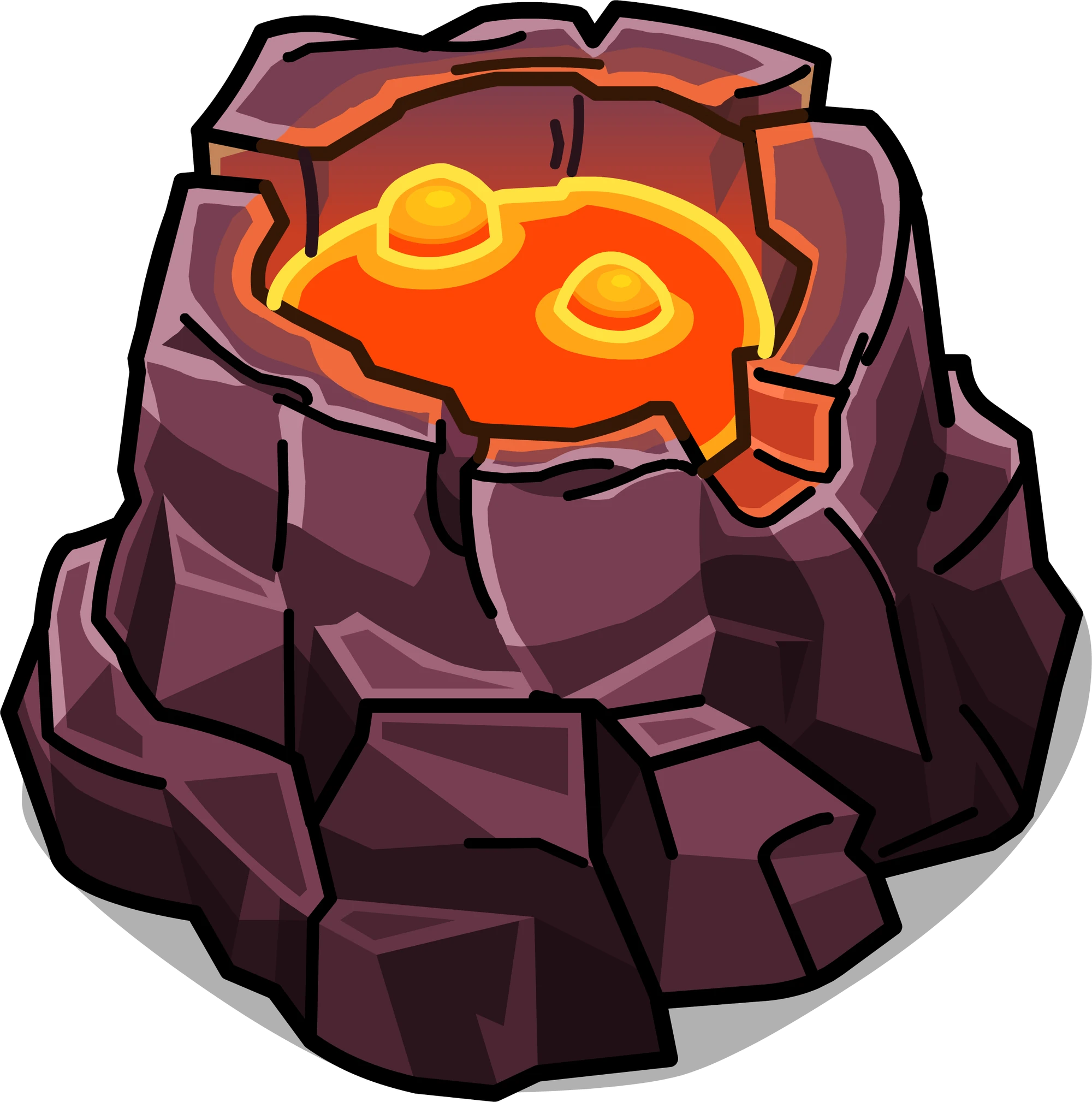 Volcano (furniture) Club Penguin Wiki FANDOM powered by Wikia