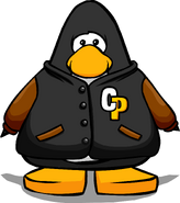 Black hoodie club penguin discount