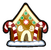 Gingerbread House Pin icon