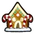 Gingerbread House Pin icon