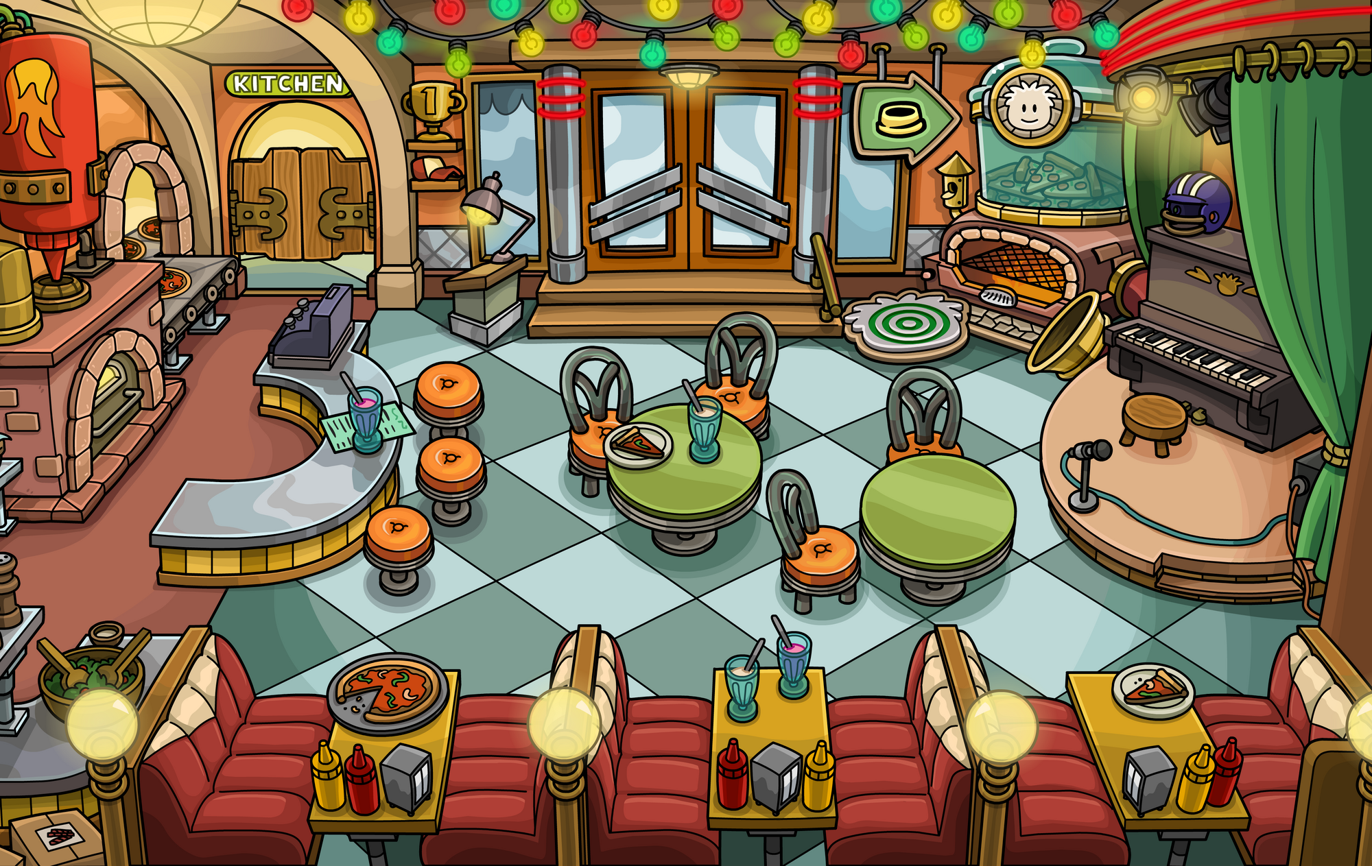 Pizza Parlor Club Penguin Wiki Fandom Powered By Wikia - 