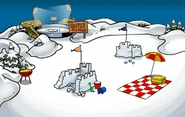 Summer Party Snow Forts