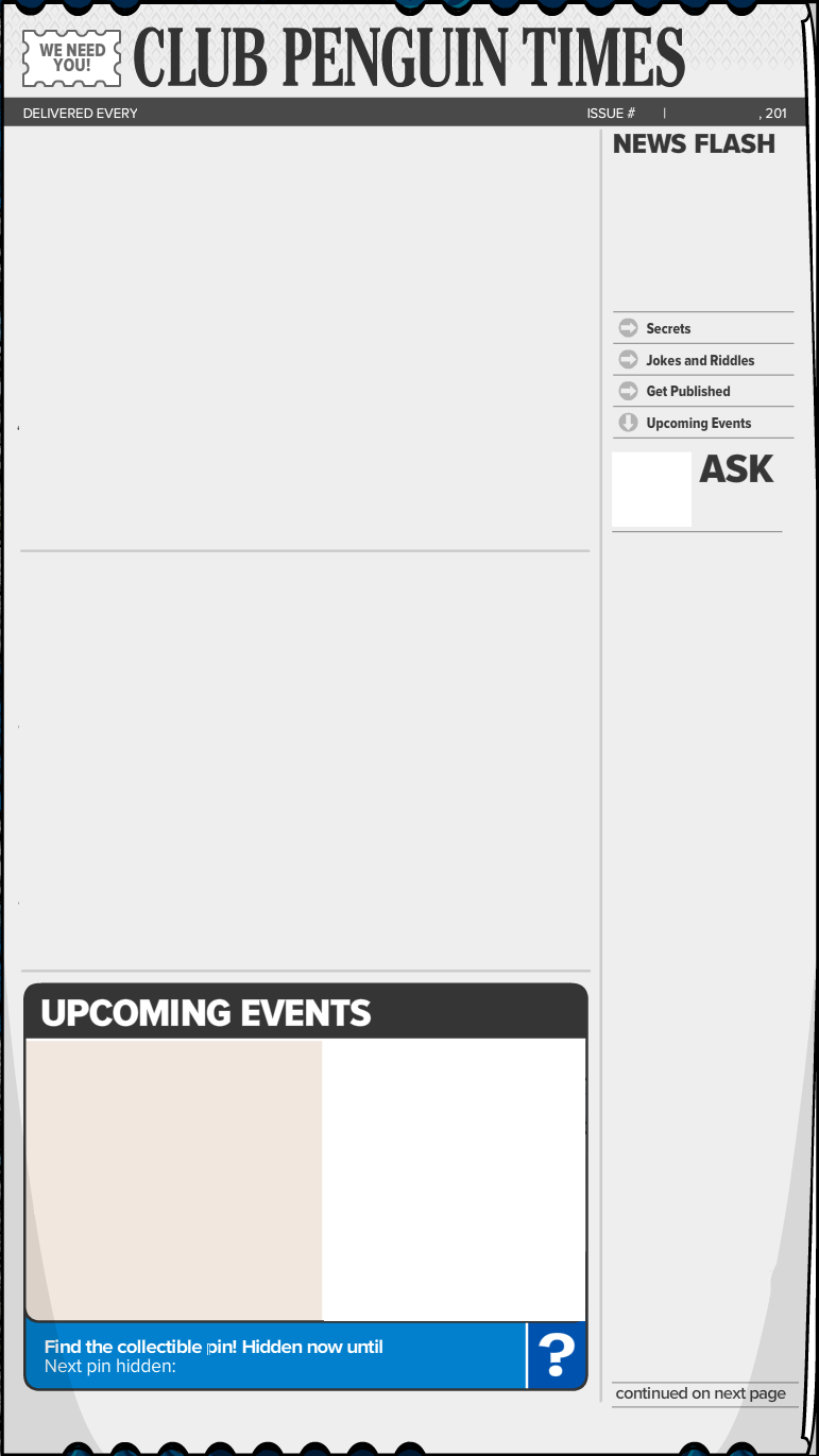 blank news template