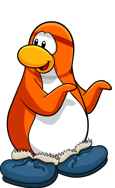 Image - BlueWinterBootsOrangePenguinItem.png | Club Penguin Wiki ...