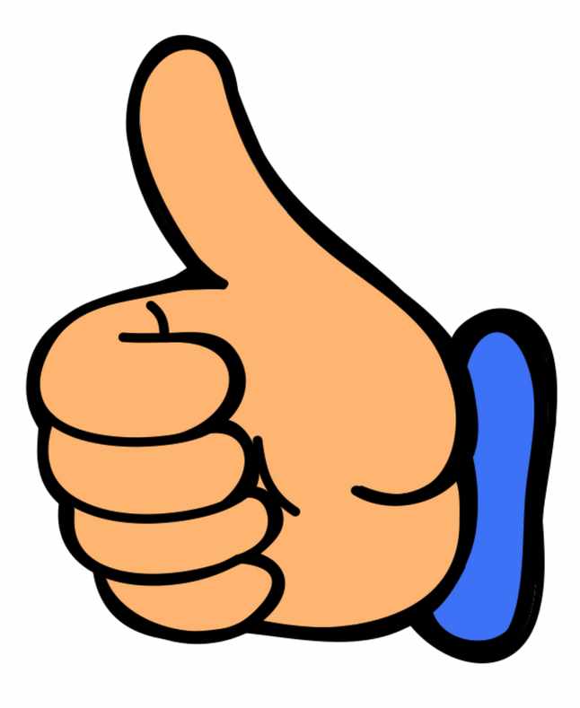 Image result for thumbs up clipart