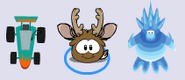 Kart Reindeer Puffle and Frost Bite In-Game Looks