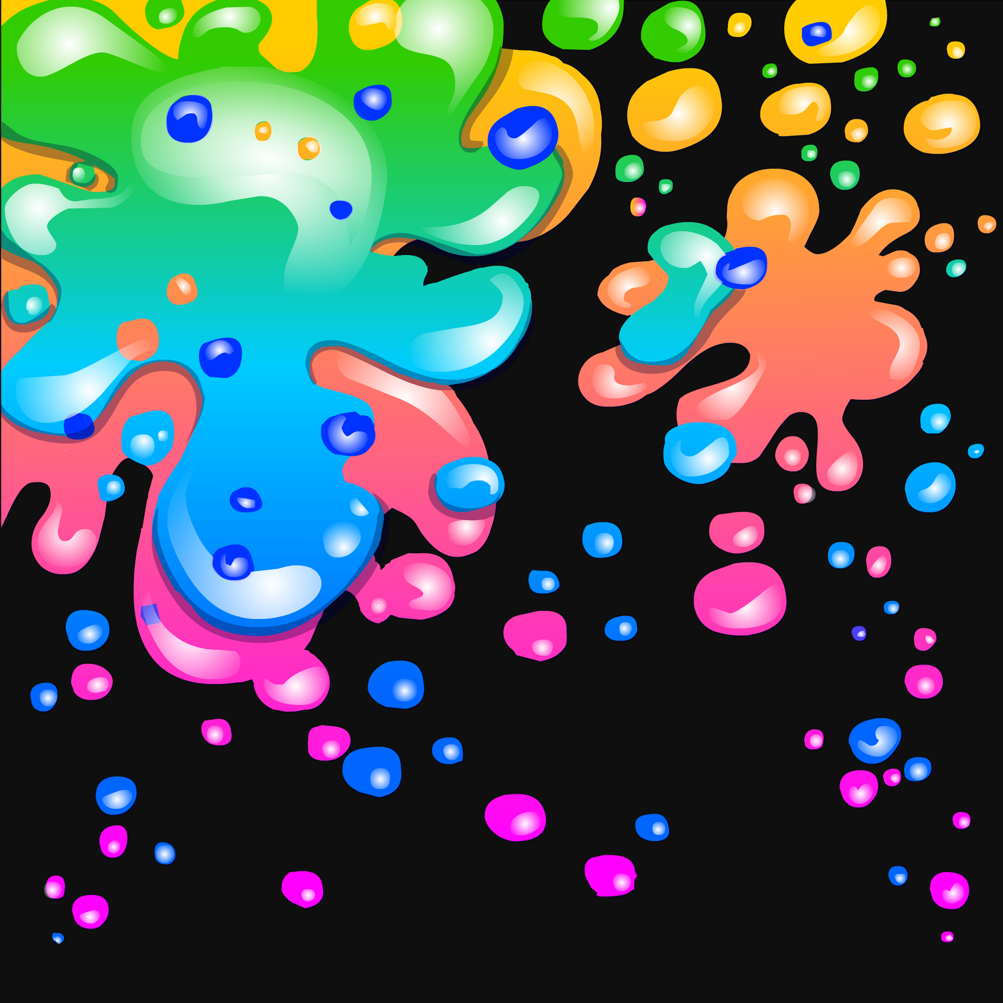 Neon Paint Splatter Background | Club Penguin Wiki ...