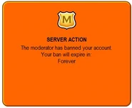 Resultado de imagen para you are banned club penguin