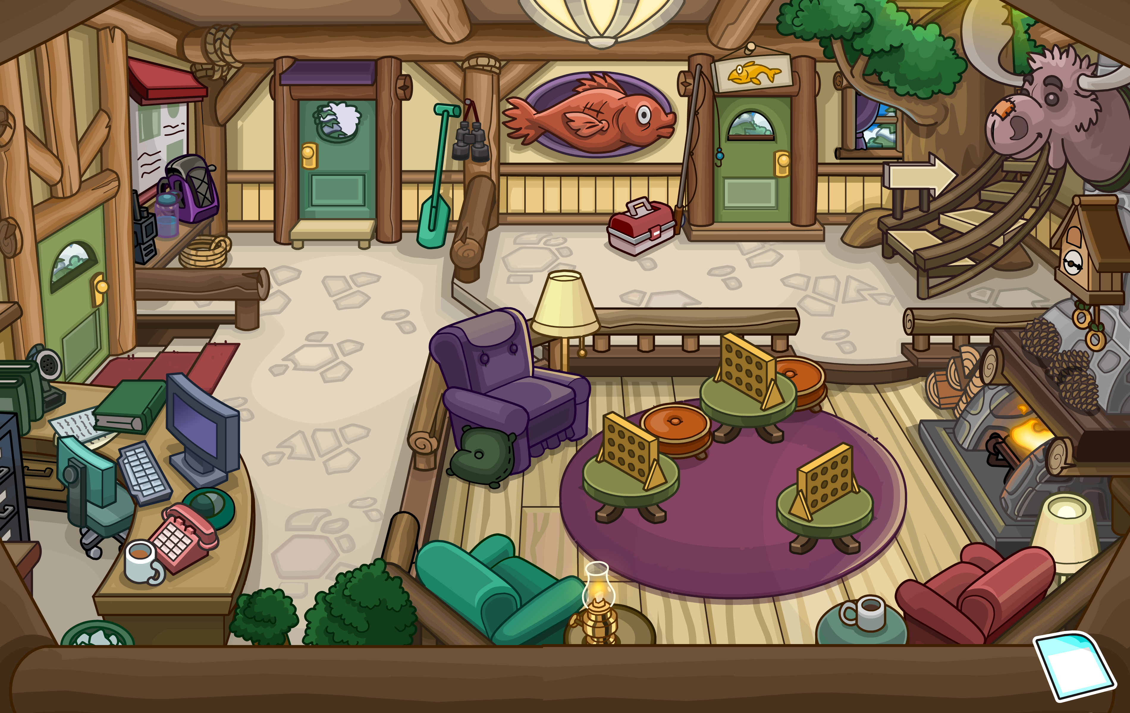 Club Penguin's Unreleased Rooms – Club Penguin Mountains