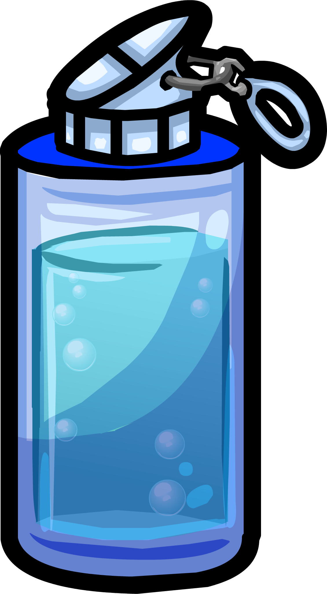 Blue Water Bottle | Club Penguin Wiki | Fandom