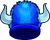 BlueFuzzyVikingHat