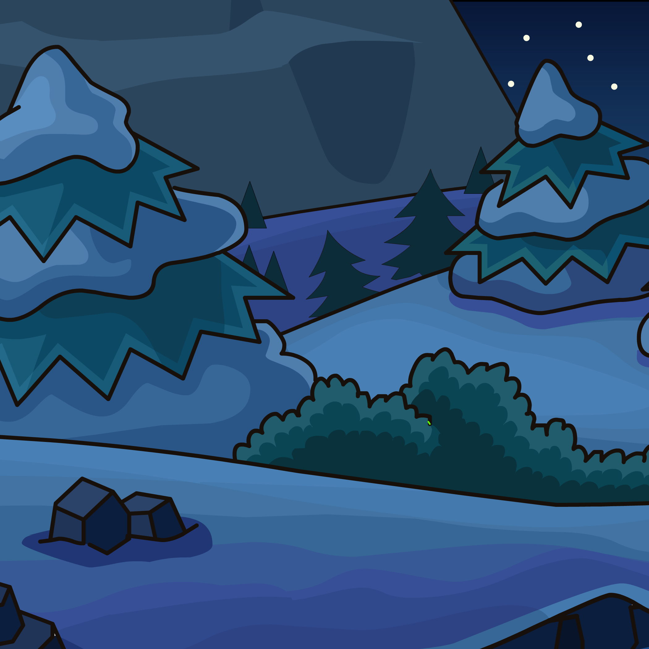 the forest background