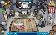 Night club in party pirate