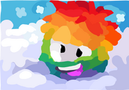 Rainbow Puffle Painting