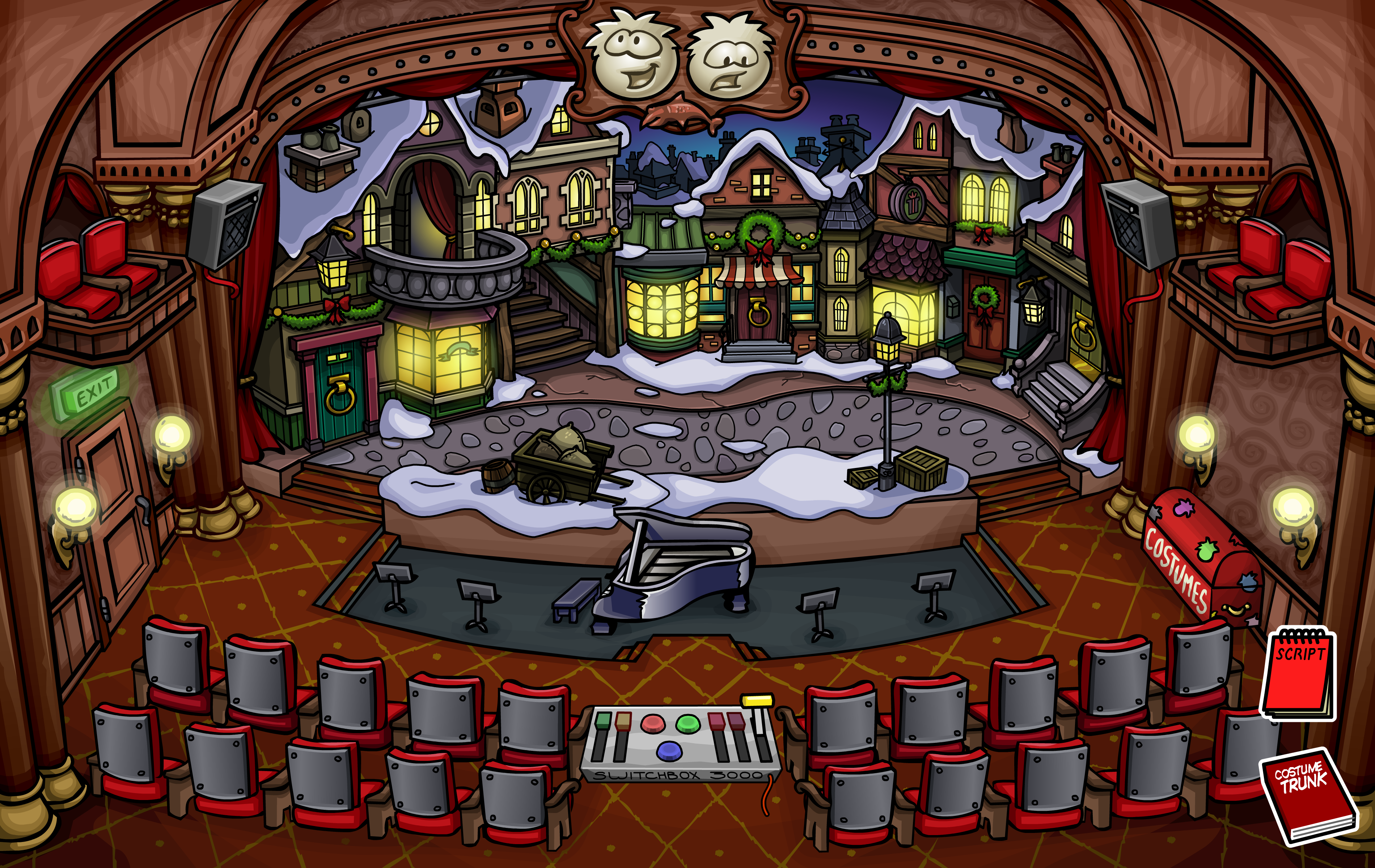 Club Penguin Rewritten Cheats All Stage Plays In The History Of Club Penguin 2007 2012