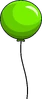 Puffle Launch green balloon