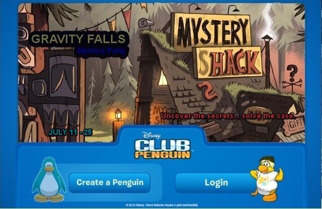 Image Gravity Falls Mystery Party Login.jpg Club