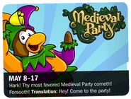 Medieval Party 2009 ad