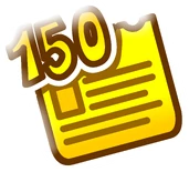 150th Newspaper Pin