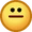 Straight Face Emoticon