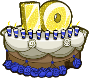 10th Anniversary Cake emoticon
