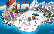 Puffle Party 2013 Beach