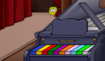 Stage Piano Club Penguin Wiki Fandom