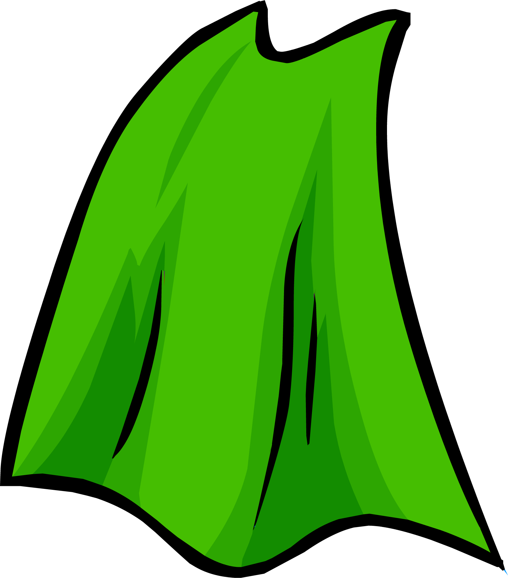 Image result for club penguin green cape