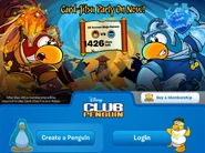 Second Log on screen